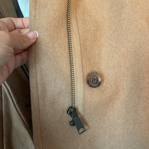 J.Crew Wool Camel Pea Coat - Picture 4 of 10